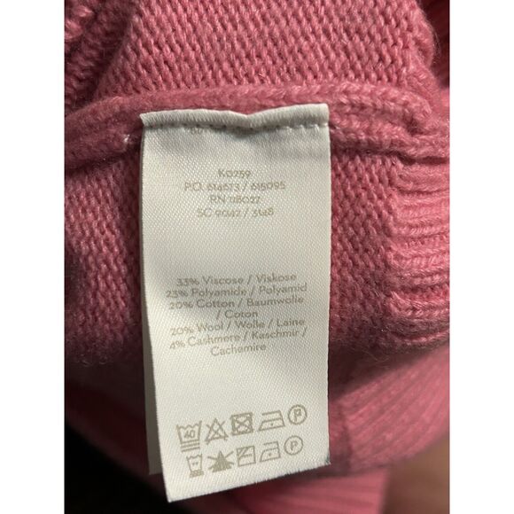 Boden Flora Sweater Wool Cashmere Blend Color Block Preppy Academia Comfy Cozy M - Picture 4 of 9